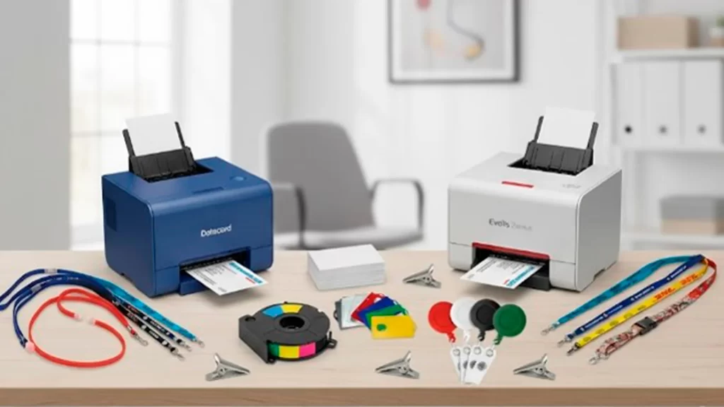 bg Impresoras y consumibles para tarjetas PVC