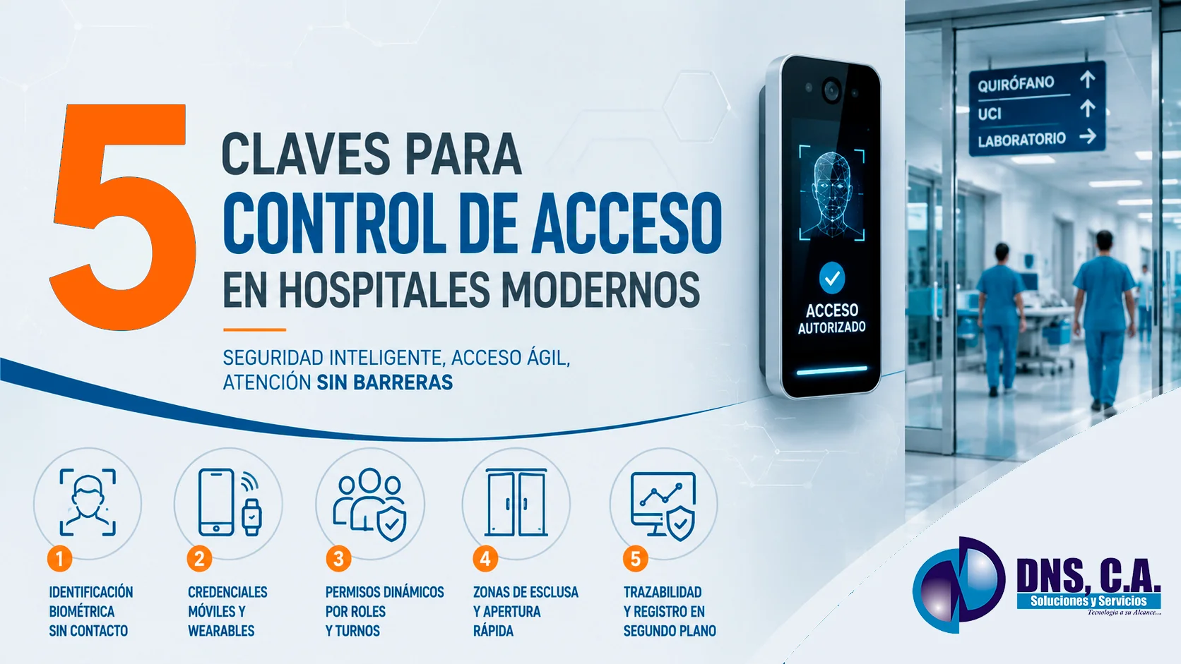 5 Claves para control de acceso en Hospitales Modernos